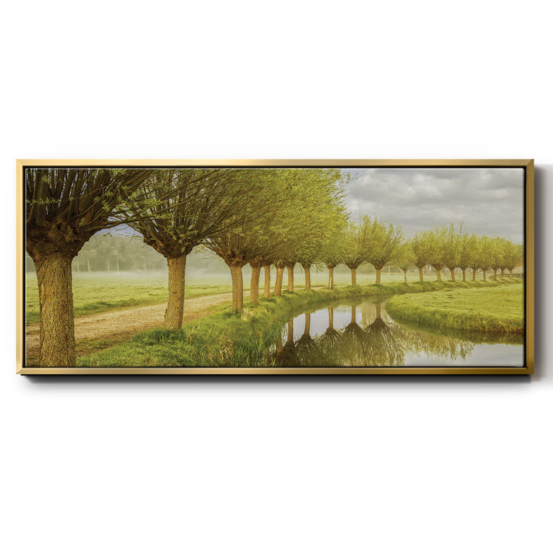 Holland, impression sur toile encadrée, H 12 po x l 30 po x P 1,5 po, Or