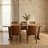Live Edge Solid Wood Dining Table, Handcrafted Chestnut, 72"-720803651-719916048