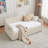 Twin Upholstered Daybed Frame with Trundle-1770055161