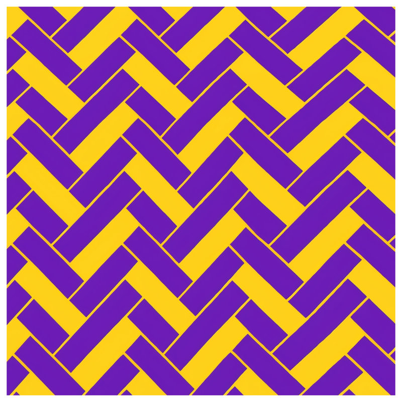 Purple Herringbone Comforter, Twin