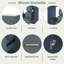 Meuble-lavabo avec lavabo en céramique, 1 armoire et 3 tiroirs-130117371