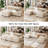 Brazell 154" W U-Shaped Modular Sectional Sofa With Deep Seat, Cloud Couch With Four Ottomans & Removable Cushions-Beige