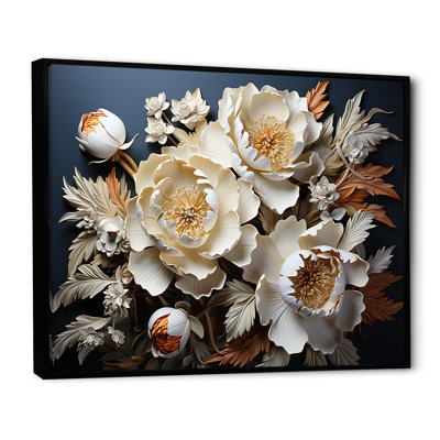 Pivoines dévoilées «I Blooms I» sur toile