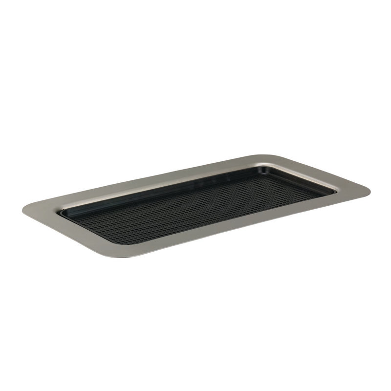 Plateau de service en acier inoxydable