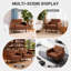 Fauteuil d'appoint rembourré surdimensionné de 38 po de large au design moderne en similicuir-1251443144