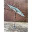 Parasol 9 pi avec rayures bleu clair et rayures-1966279351