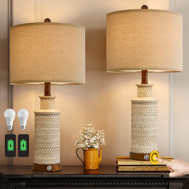 Falom Resin Novelty Lamp, Brown