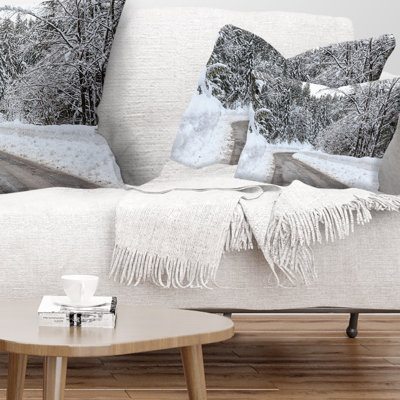 Landscape Reversible Throw Pillow