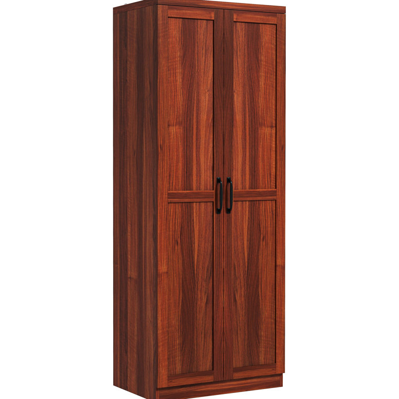 63" Freestanding Cabinet, Tan For Dining Room Pantry. 5 Shelving, 2 Adjustable, Enhances Appearance And Efficiency Pantry, Storage Cabinet. Beautifies