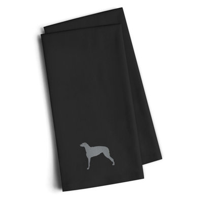 Serviette de cuisine brodée en gaélique deerhound