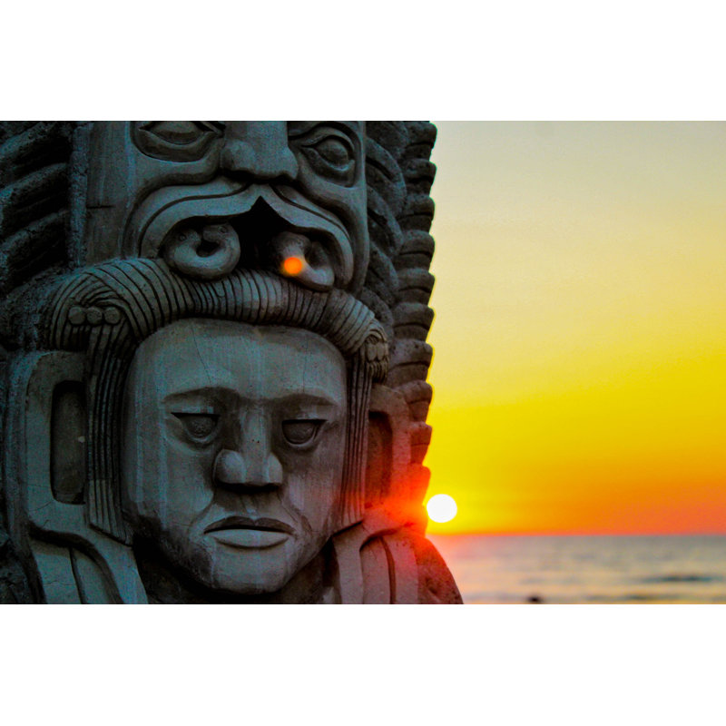 Coucher de soleil au Salvador par Mrdamien - Photographie sur toile tendue, H 20 po x l 30 po