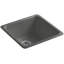 IronTones 20.875" L x 20.875" W Dual Mount Kitchen Sink-6918462