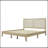 Solid Wood Platform Bed With Rattan-1179059778