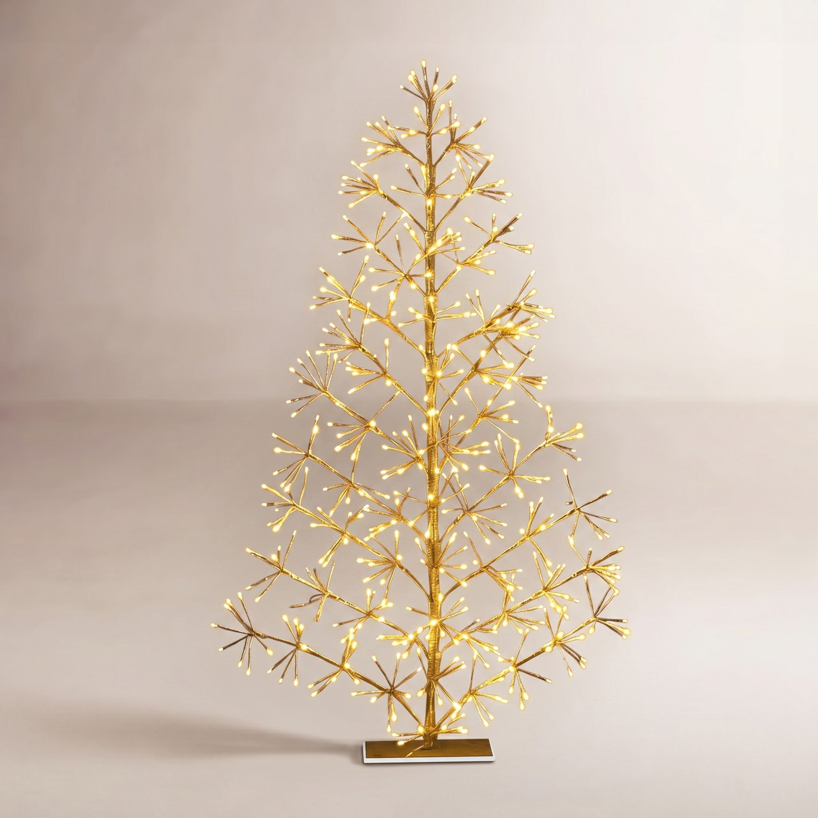 Silver Golden Fir Artificial Christmas Tree, 48" H x 20" W x 20" D