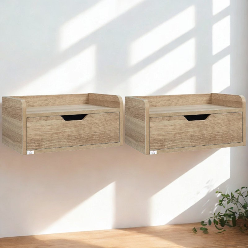 Tasleema 40 cm W Bedside Table