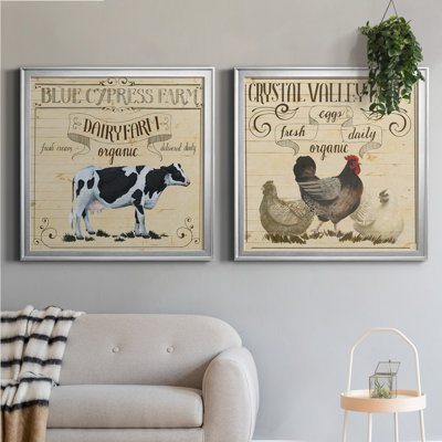 Animal Farm Collection I - Animal Farm Collection I - Ensemble de 2 reproductions de cadres photo