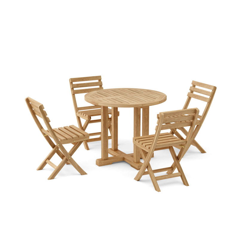 Montage Alabama 5 Piece Teak Dining Set