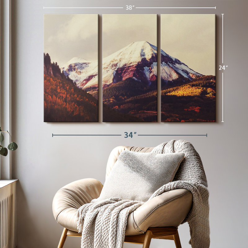 " Colorado Mountain " on, 24" H x 38" W x 1.25" D