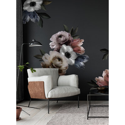 Adhésif décoratif floral