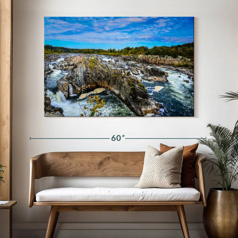 Great Falls, 34" H x 51" W