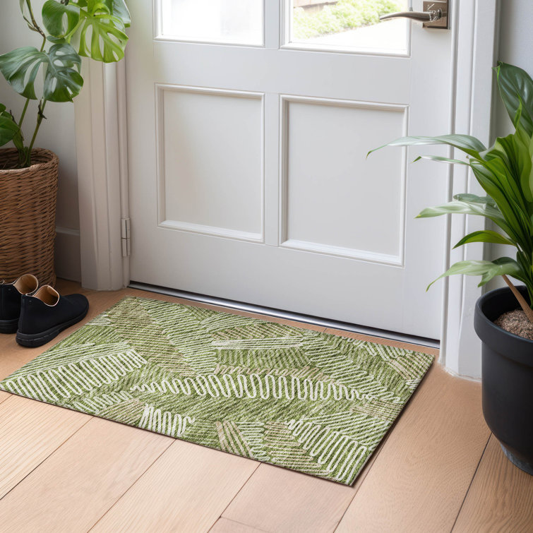 Lamanna Washable Floral Indoor / Outdoor Rug