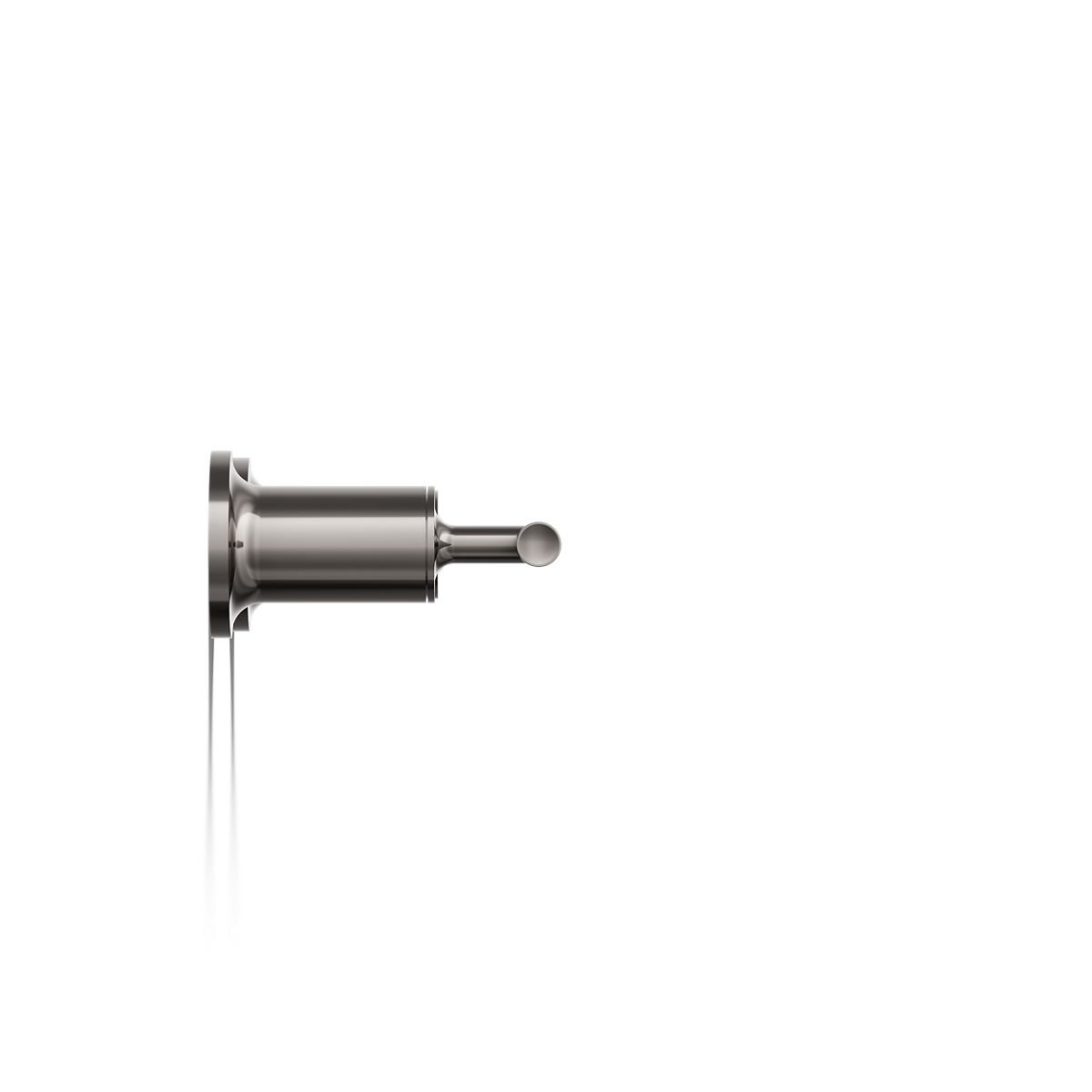 Purist High-Flow Bath Trim with Lever Handles, Vibrant Titanium