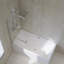 Porte de douche à panneau de baignoire pivotant l 31 po x H 55 ° à 180 °