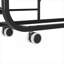 Lit escamotable très grand extra pliable avec tête de lit ajustable, structure en métal noir mat