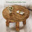 Table basse ronde en bois massif-238457752