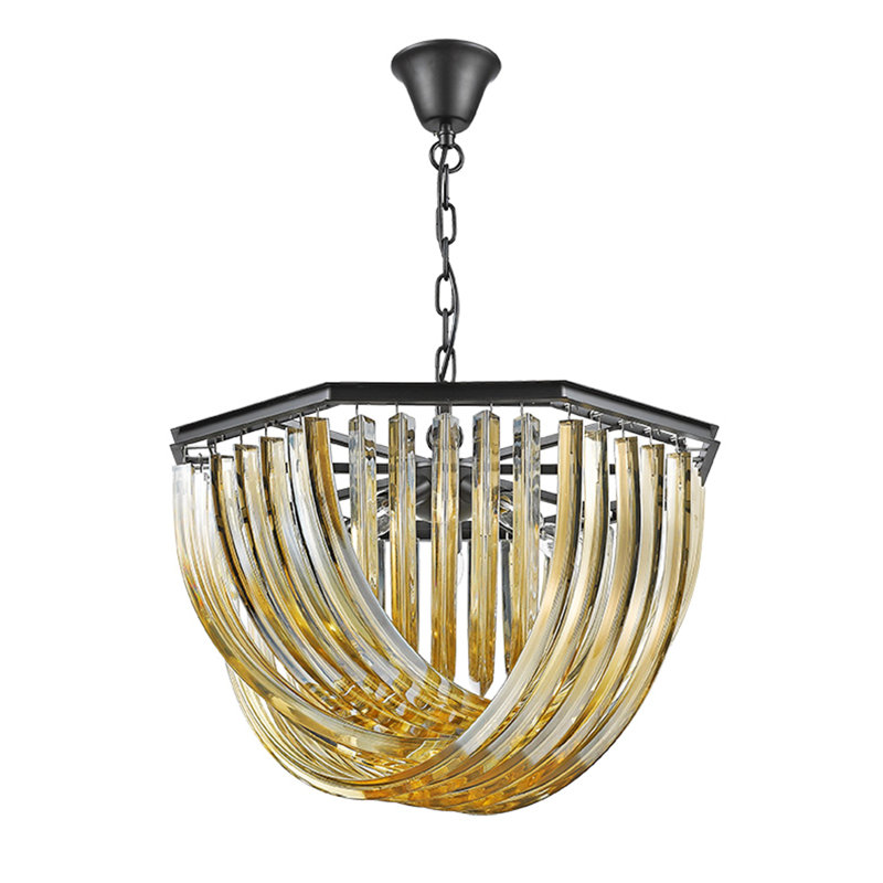 Sheila 5 - Light Chandelier, Champagne Gold