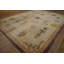 Antique Peking Chinese Geometric Ivory Beige Cream White 1920s Rug