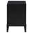 Mason Black 2-Drawer Nightstand