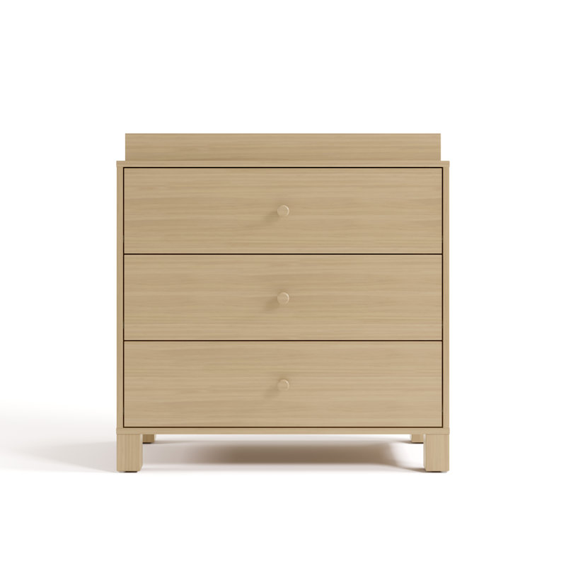 Commode 3 tiroirs California, Bois flotté