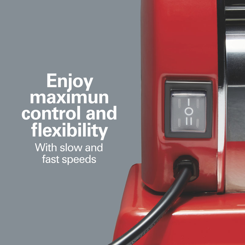 Hamilton Beach Red Electric Stainless Steel Pasta Maker