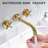2-handle Bathroom Faucet with Drain Assembly-101304220