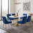 Elian Velvet Upholstered Dining Chair-348772747-373358541