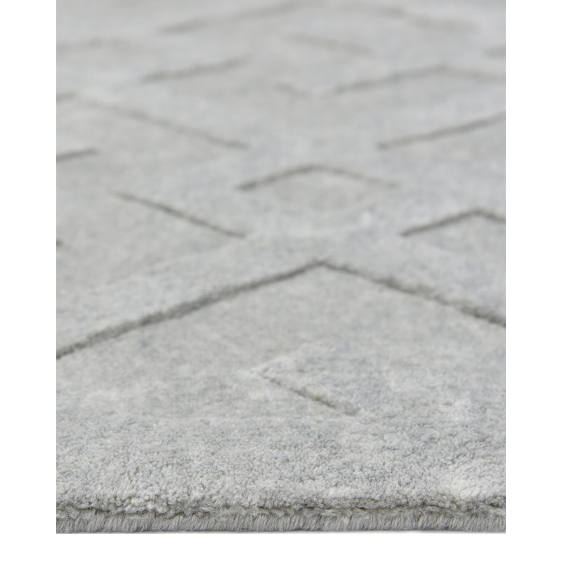 Arlo Area Rug in Light Gray, Rectangle 5' x 8'