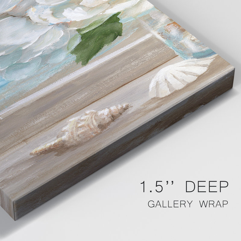 Coastal Window - Ensemble de 3 toiles tendues, H 18 po x l 36 po x P 1 po