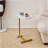 C-shaped Side Table, C Shaped End Table, Side Table for Couch and Bed, Small Side Table