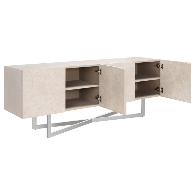 71 " W Sideboard, Light Gray