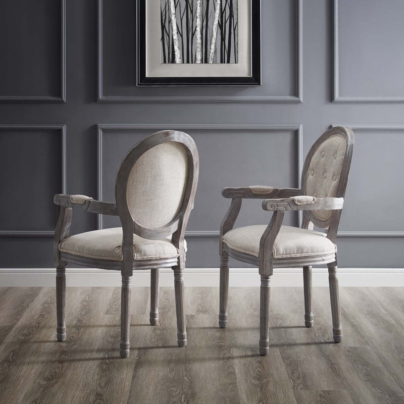Fauteuil de salle à manger Arise, Beige