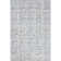 Lorelai Transitional Geometric Area Rug in Blue