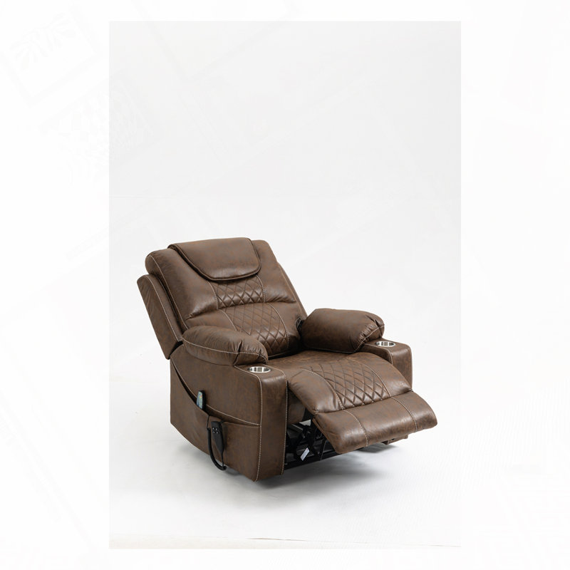 Fauteuil inclinable électrique avec porte-gobelets