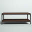 Table basse bicolore avec tablette de rangement inférieure Feickert-40490207