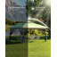 Pavillon de jardin escamotable 12 pi x 12 pi, auvent avec moustiquaire, installation à une pression-113563641