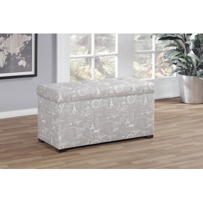Banc de rangement rembourré Birney