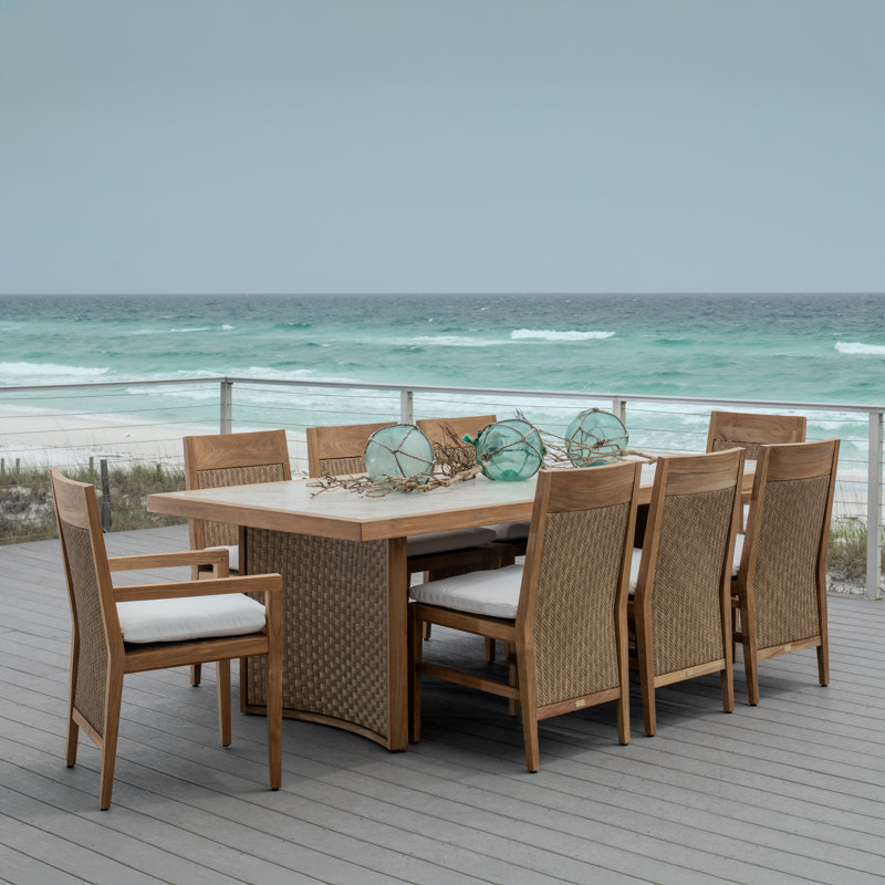 Savannah Teak Patio Dining Side Chair