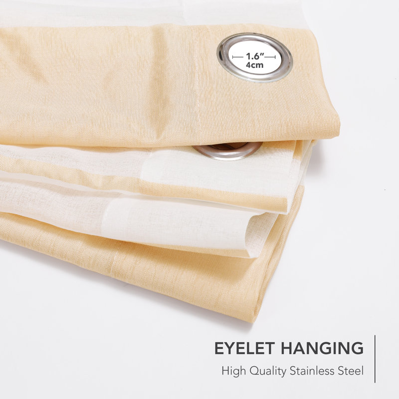 Dearious Pair, Width 140 x Drop 183 cm, Beige