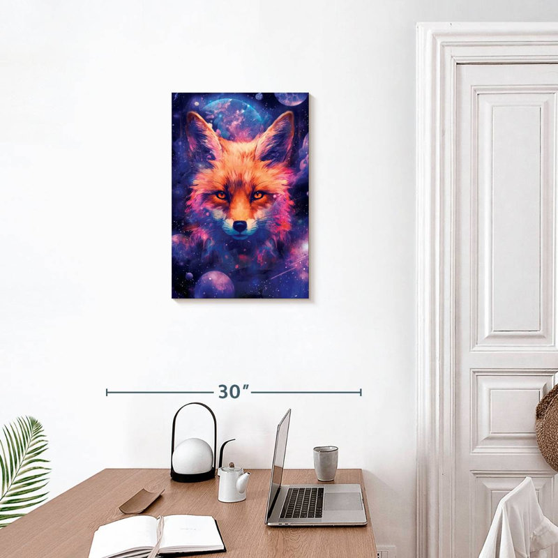 Brampt Cosmic Fox I, 24" H x 16" W