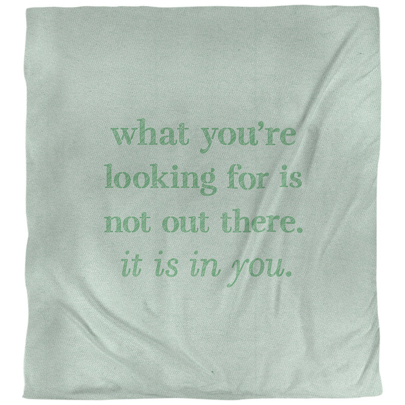 Housse de couette simple "Confiance en soi", Housse de couette pour grand lit, Vert